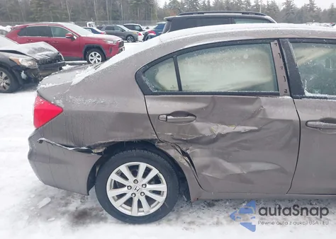 2012 Honda Civic Ex z USA, uszkodzony, nr VIN 2HGFB2F84CH610661